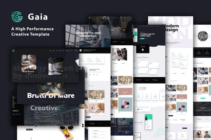 Gaia | A High Performance Creative Template