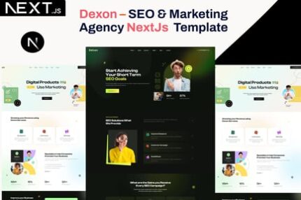 Dexon - SEO & Marketing Agency NextJs Template