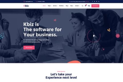 Kbiz - Business and Corporate WordPress Theme