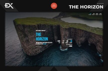 The Horizon - Responsive Coming Soon Page