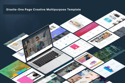 Giselle-One Page Creative Multipurpose Template