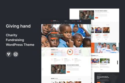 Giving hand - Charity/Fundraising WordPress Theme