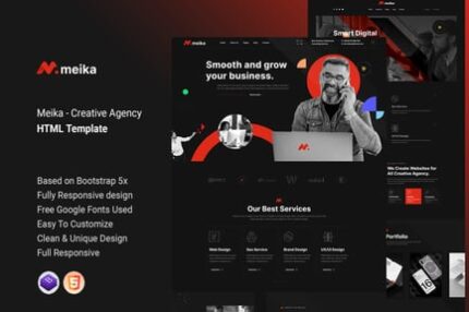 Meika – Creative Agency HTML Template