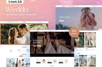 Weddo - Wedding Shop Fashion Shopify 2.0 Theme