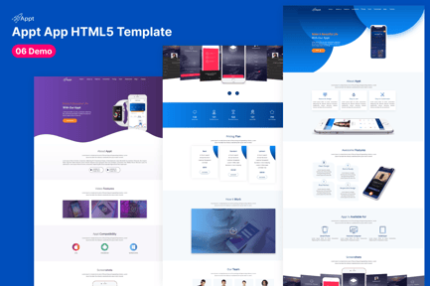 Appt - App Landing HTML5 Template