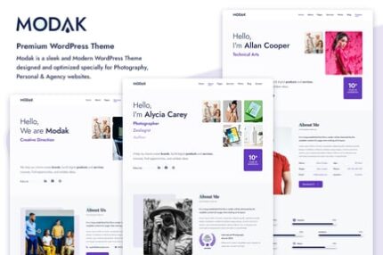 Modak - One Page WordPress Theme