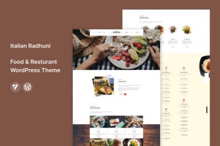 Italian Radhuni - Food & Resturant WordPress Theme