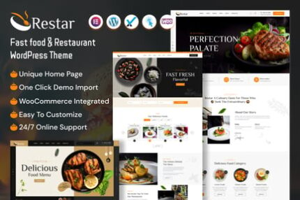 Restar - Fast Food & Restaurant WordPress Theme