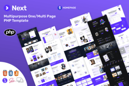 Next - Multi-Purpose PHP Template