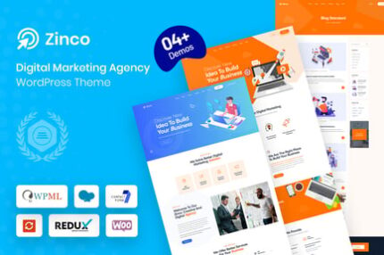 Zinco - Digital Marketing Agency WordPress Theme