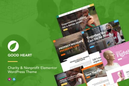 GoodHeart - Charity & Nonprofit Elementor WordPres