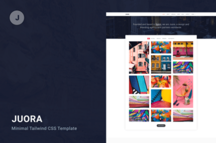 Juora - Minimal Tailwind CSS 3 Template