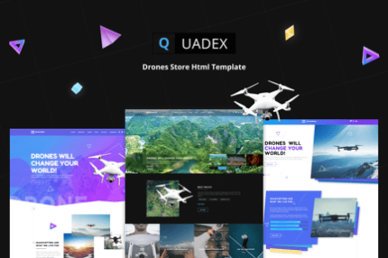 Quadex | Drones Store Html Template