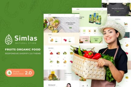 Simlas - Fruits Organic Food Shopify 2.0 Theme