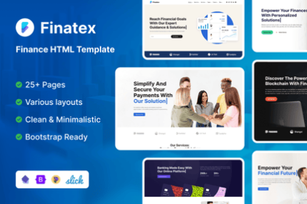 Finatex - Finance Consulting HTML Template