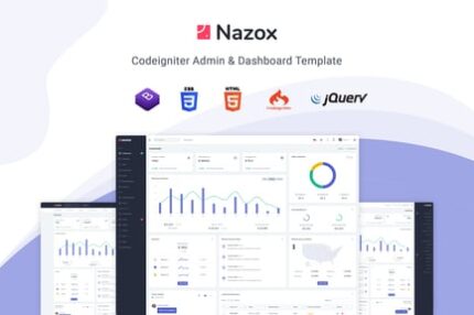 Nazox - CodeIgniter Admin & Dashboard Template