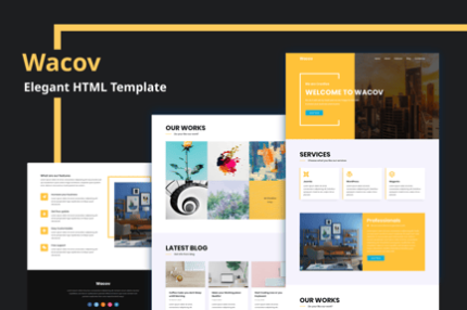 Wacov - Elegant HTML Template