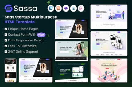 Sassa - Sass Startup Multipurpose HTML Template