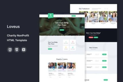 Loveus - Charity NonProfit HTML Template