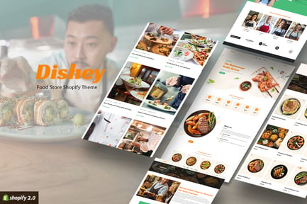 Dishey - Restaurant, Food Store Shopify 2.0 Theme