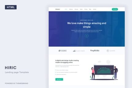 Hiric - Bootstrap 5 Landing Page Template