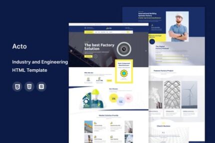 Acto - Industry and Engineering HTML Template