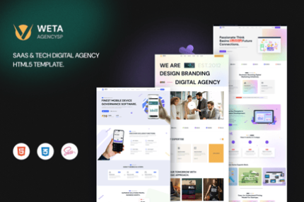 WETA - SaaS Landing HTML5 Template