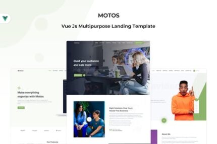 Motos - Vue Js Multipurpose Landing Template