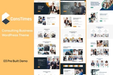 ConsTimes - Consulting Business WordPress Theme