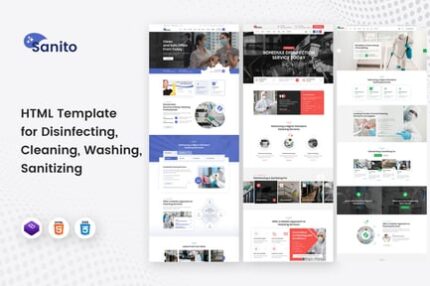 Sanito - Sanitizing and Cleaning HTML Template