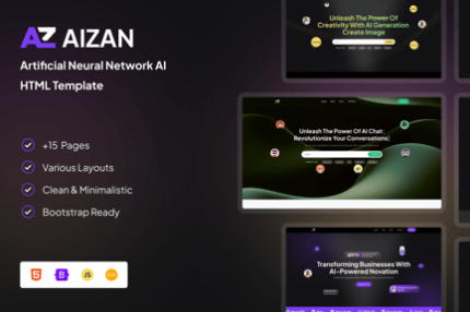 Aizan - Artificial Neural Network AI HTML Template