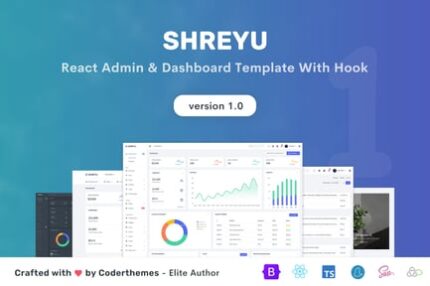 Shreyu - React Admin & Dashboard Template