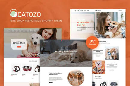 Catozo - Pets Shop Responsive Shopify Theme