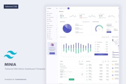 Minia - Tailwind CSS Admin & Dashboard Template