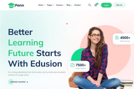 Penn - Education & Online Course HTML Template