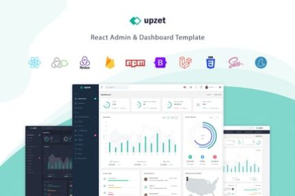 Upzet - React Admin & Dashboard Template