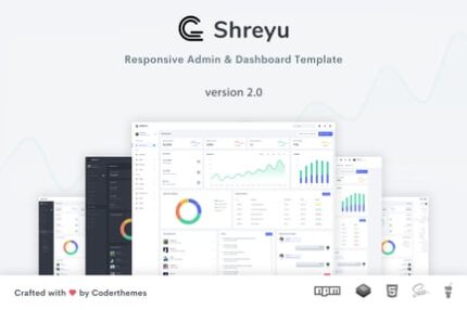 Shreyu - Admin & Dashboard Template