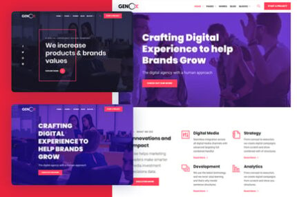 Genox - Creative & Digital Web Agency Template