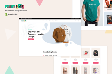 Printpop - Printing Company Shopify Theme