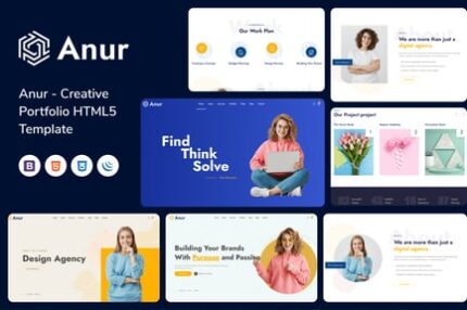 Anur - personal portfolio React Template