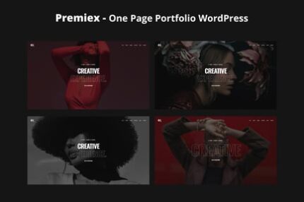 Premiex - One Page Portfolio WordPress Theme