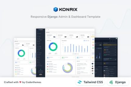 Konrix - Django Tailwind Admin Dashboard Template