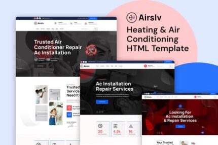 Airslv - Heating & Air Conditioning Services HTML