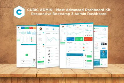 Admin Dashboard + UI Kit Framework Theme - Cubic