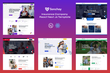 Sonchoy - Insurance Company React Next Js Template