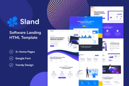 Software Landing Page