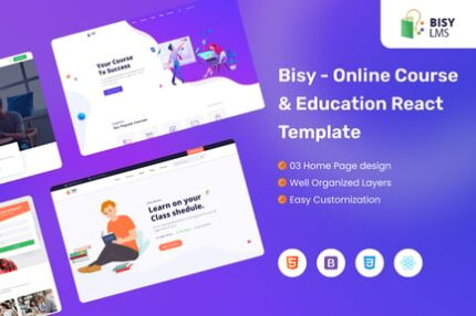 Bisy - React Website Template