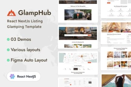 GlampHub - React NextJs Listing Glamping Template