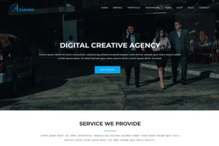 Ariana - Digital Agency WordPress Theme