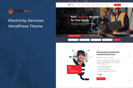 Repairex - Electricity Services WordPress Theme